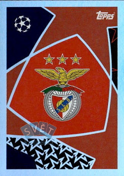 Logo SL Benfica samolepka Topps UEFA Champions League 2025/26  #552