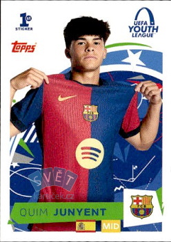 Quim Junyent (1st Sticker) Real Madrid samolepka Topps UEFA Champions League 2025/26  #566
