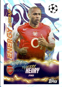 Thierry Henry Bayern Munchen samolepka Topps UEFA Champions League 2025/26 Energy Legend #570