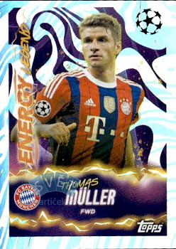 Thomas Muller Internazionale Milano samolepka Topps UEFA Champions League 2025/26 Energy Legend #571