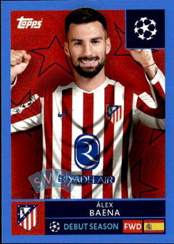 Alex Bena Bayer 04 Leverkusen samolepka Topps UEFA Champions League 2025/26 Blue Parallel #123