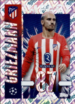 Antoine Griezmann Atletico Madrid samolepka Topps UEFA Champions League 2023/24 Impact #84