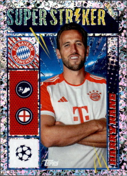 Harry Kane Bayern Munchen samolepka Topps UEFA Champions League 2023/24 Super Striker #157