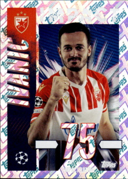 Mirko Ivanic Crvena Zvezda samolepka Topps UEFA Champions League 2023/24 Impact #293