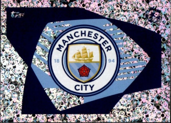 Club Logo Manchester City samolepka Topps UEFA Champions League 2023/24 #294