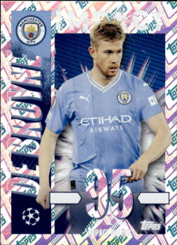 Kevin de Bruyne Manchester City samolepka Topps UEFA Champions League 2023/24 Impact #312