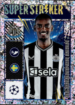 Alexander Isak Newcastle United samolepka Topps UEFA Champions League 2023/24 Super Striker #347