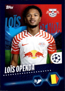 Lois Openda RB Leipzig samolepka Topps UEFA Champions League 2023/24 #385