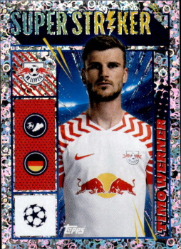 Timo Werner RB Leipzig samolepka Topps UEFA Champions League 2023/24 Super Striker #386