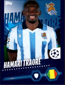 Hamari Traore Real Sociedad samolepka Topps UEFA Champions League 2023/24 #429