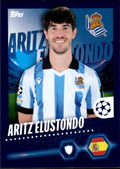 Aritz Elustondo Real Sociedad samolepka Topps UEFA Champions League 2023/24 #430