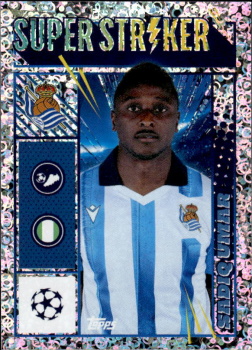 Umar Sadiq Real Sociedad samolepka Topps UEFA Champions League 2023/24 Super Striker #442