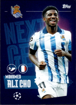Mohamed-Ali Cho Real Sociedad samolepka Topps UEFA Champions League 2023/24 Next Gen #444