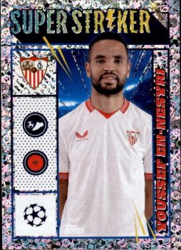 Youssef En-Nesyri Sevilla FC samolepka Topps UEFA Champions League 2023/24 Super Striker #459