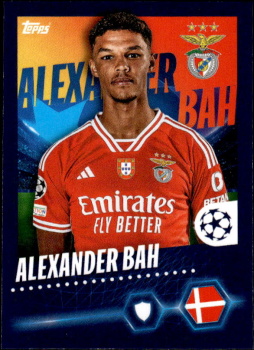 Alexander Bah SL Benfica samolepka Topps UEFA Champions League 2023/24 #469