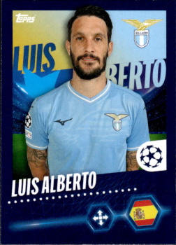 Luis Alberto Lazio Roma samolepka Topps UEFA Champions League 2023/24 #494