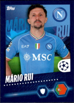 Mario Rui SSC Napoli samolepka Topps UEFA Champions League 2023/24 #505