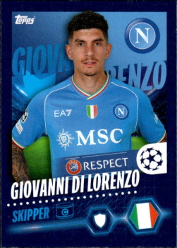 Giovanni Di Lorenzo SSC Napoli samolepka Topps UEFA Champions League 2023/24 #506