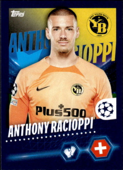Anthony Racioppi BSC Young Boys samolepka Topps UEFA Champions League 2023/24 #523