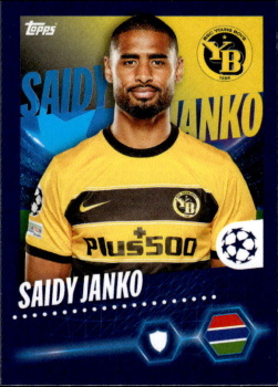 Saidy Janko BSC Young Boys samolepka Topps UEFA Champions League 2023/24 #528