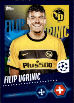 Filip Ugrinic BSC Young Boys samolepka Topps UEFA Champions League 2023/24 #532