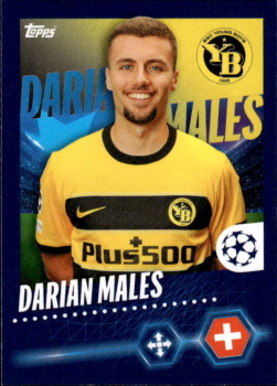 Darian Males BSC Young Boys samolepka Topps UEFA Champions League 2023/24 #533