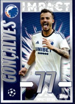 Diogo Goncalves FC Kobenhavn samolepka Topps UEFA Champions League 2023/24 Impact #559
