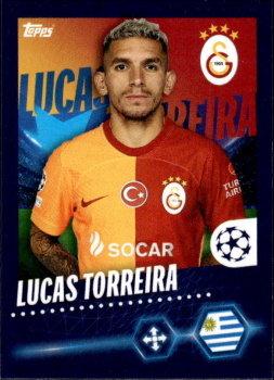 Lucas Torreira Galatasaray AS samolepka Topps UEFA Champions League 2023/24 #567