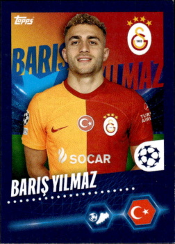 Baris Yilmaz Galatasaray AS samolepka Topps UEFA Champions League 2023/24  #571