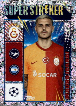 Mauro Icardi Galatasaray AS samolepka Topps UEFA Champions League 2023/24 Super Striker #576