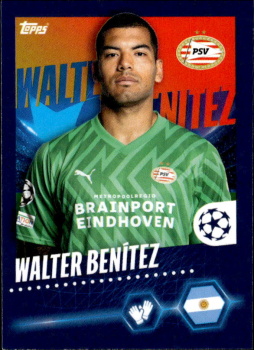 Walter Benitez PSV Eindhoven samolepka Topps UEFA Champions League 2023/24 #580