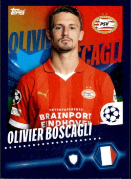 Olivier Boscagli PSV Eindhoven samolepka Topps UEFA Champions League 2023/24 #581