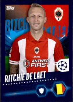 Ritchie De Laet Royal Antwerp FC samolepka Topps UEFA Champions League 2023/24 #602