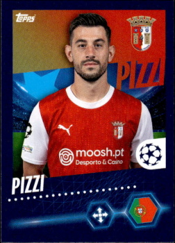 Pizzi SC Braga samolepka Topps UEFA Champions League 2023/24 #625