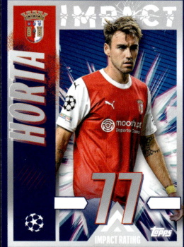 Andre Horta SC Braga samolepka Topps UEFA Champions League 2023/24 Impact #635