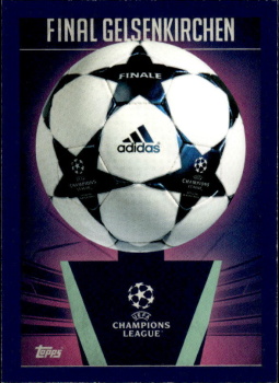 Final Gelsenkirchen 2004 samolepka Topps UEFA Champions League 2023/24 UCL adidas Starball History #639