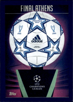 Final Athens 2007 samolepka Topps UEFA Champions League 2023/24 UCL adidas Starball History #642