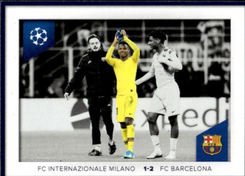 Ansu Fati FC Barcelona samolepka Topps UEFA Champions League 2023/24 Memories That Stick #665