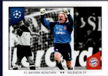 Oliver Kahn Bayern Munchen samolepka Topps UEFA Champions League 2023/24 Memories That Stick #672