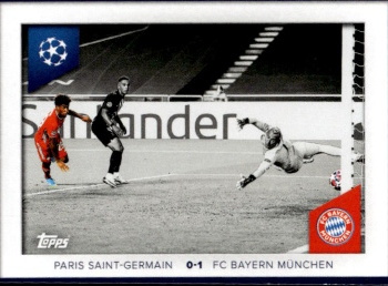 Kingsley Coman Bayern Munchen samolepka Topps UEFA Champions League 2023/24 Memories That Stick #676