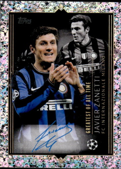 Javier Zanetti Internazionale Milano samolepka Topps UEFA Champions League 2023/24 Vote for the G.O.A.T. #731