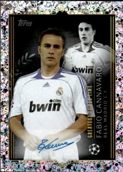 Fabio Cannavaro Real Madrid samolepka Topps UEFA Champions League 2023/24 Vote for the G.O.A.T. #732
