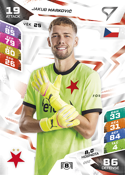 Jakub Markovic Slavia Praha SportZoo Chance Liga TCG Duel 2026/27 #02