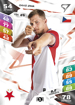 David Zima Slavia Praha SportZoo Chance Liga TCG Duel 2026/27 #08