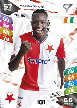 Toumani Diakite Slavia Praha SportZoo Chance Liga TCG Duel 2026/27 #10