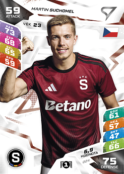 Martin Suchomel Sparta Praha SportZoo Chance Liga TCG Duel 2026/27 #24