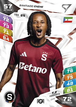 Santiago Eneme Sparta Praha SportZoo Chance Liga TCG Duel 2026/27 #26