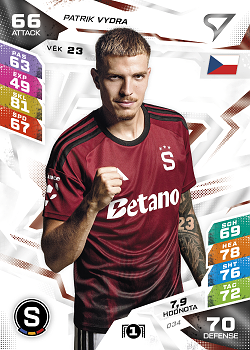 Patrik Vydra Sparta Praha SportZoo Chance Liga TCG Duel 2026/27 #34
