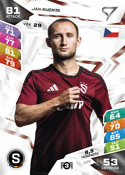 Jan Kuchta Sparta Praha SportZoo Chance Liga TCG Duel 2026/27 #35