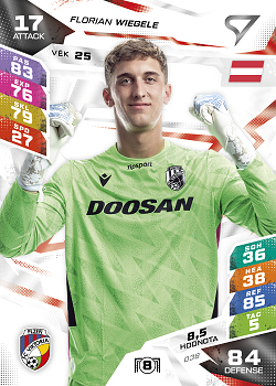 Florian Wiegele Viktoria Plzen SportZoo Chance Liga TCG Duel 2026/27 #38